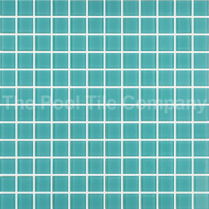 GCR040 Aqua Crystal 23mm mosaic tiles